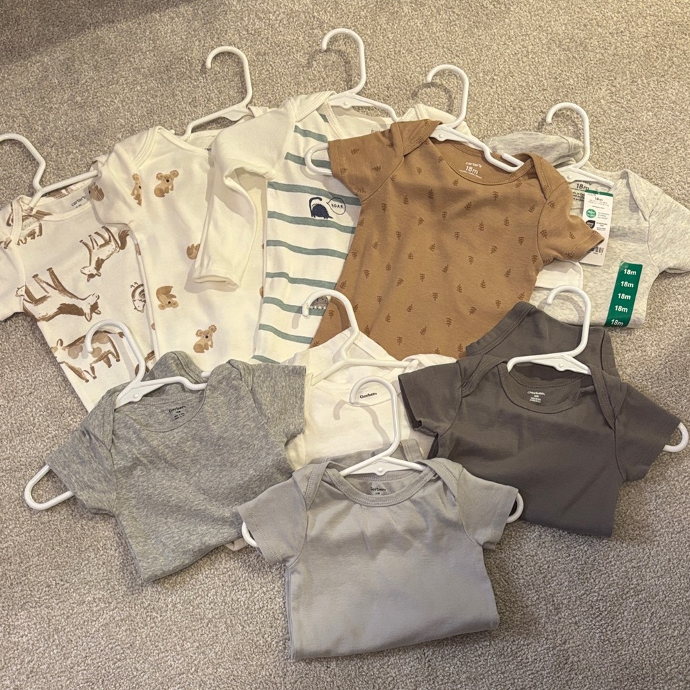 Assorted Baby boy Onesies Set 18 months